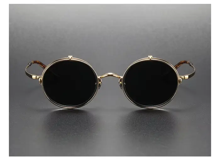 Lunettes de myopie pliables de styliste japonais, Anti-bleu KMN54, soleil en titane pour hommes et f
