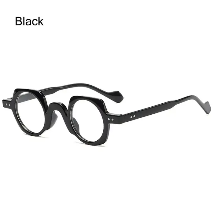 Lunettes bloquant la lumière bleue à monture carrée ronde, lunettes unisexes non contrevenants, styl