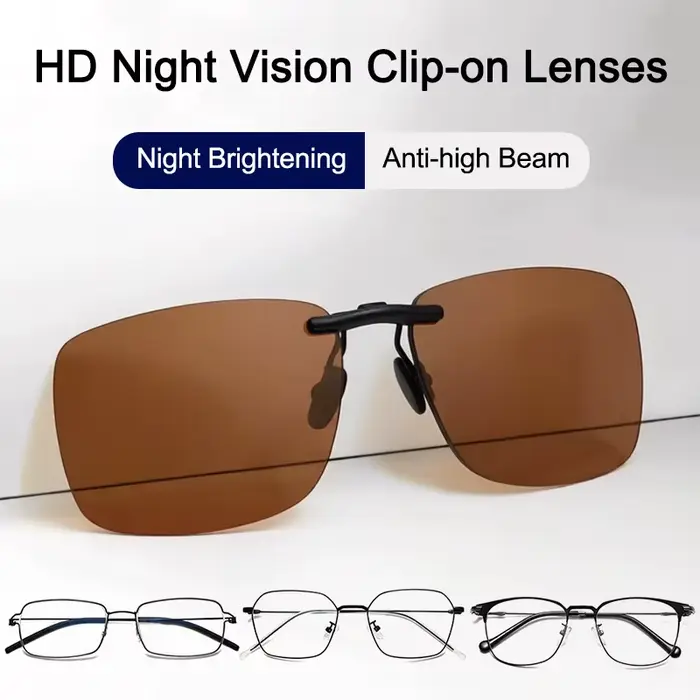 Lunettes de soleil polarisées à clipser pour homme et femme