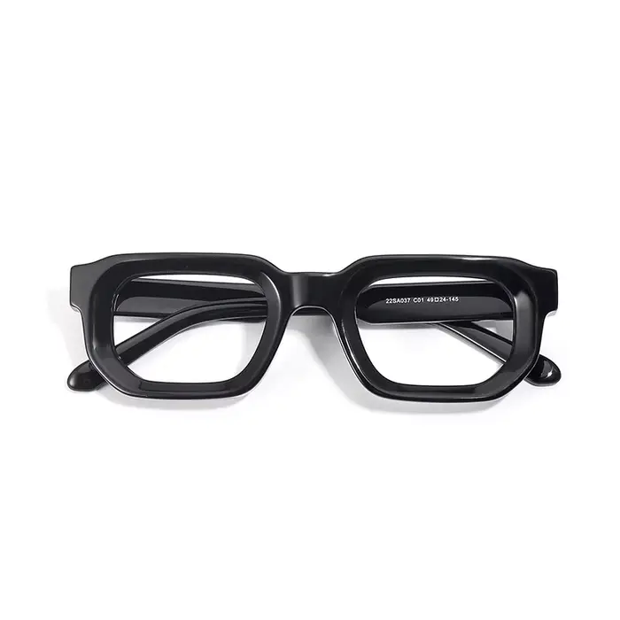 Acétate lunettes cadre hommes clair démonstration lentilles femmes bonne qualité lunettes cadre Pres