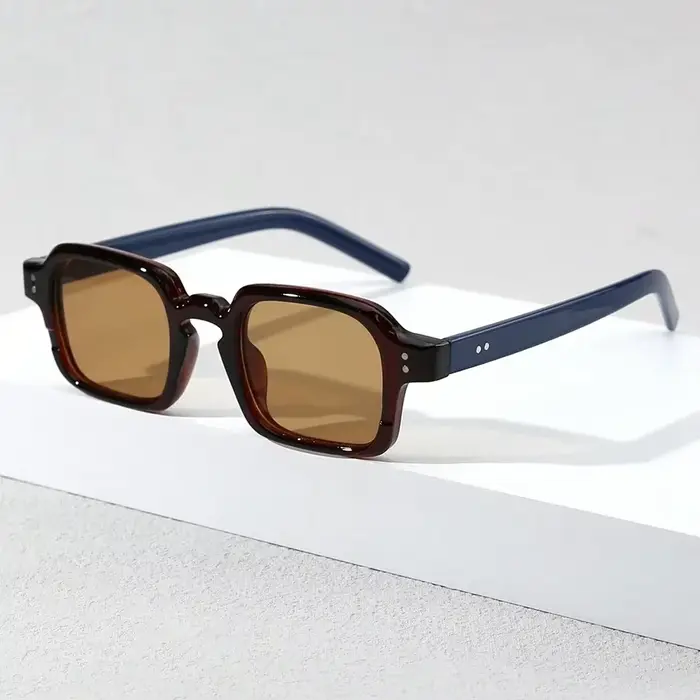 Lunettes de soleil carrées classiques rétro pour femmes et hommes