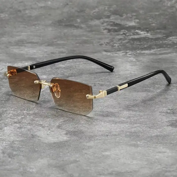 Lunettes de mode rétro à verres dégradés avec des verres colorés pour hommes et femmes, pour la cond