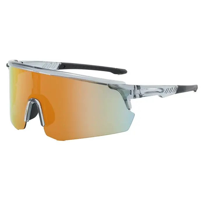 Lunettes de soleil de sport surdimensionnées pour hommes, lunettes de cyclisme, miroir, pour l'extér