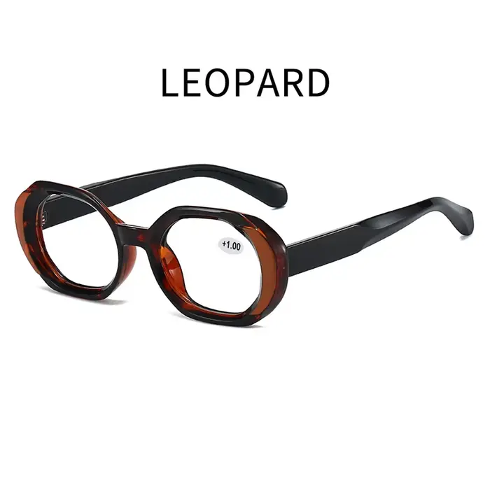 Nouvelle personnalité lunettes cadre ultraléger Ellipse cadre haute définition lumière bleue bloquan