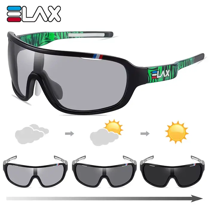 ELAX flambant neuf hommes femmes vtt photochromique lunettes de cyclisme