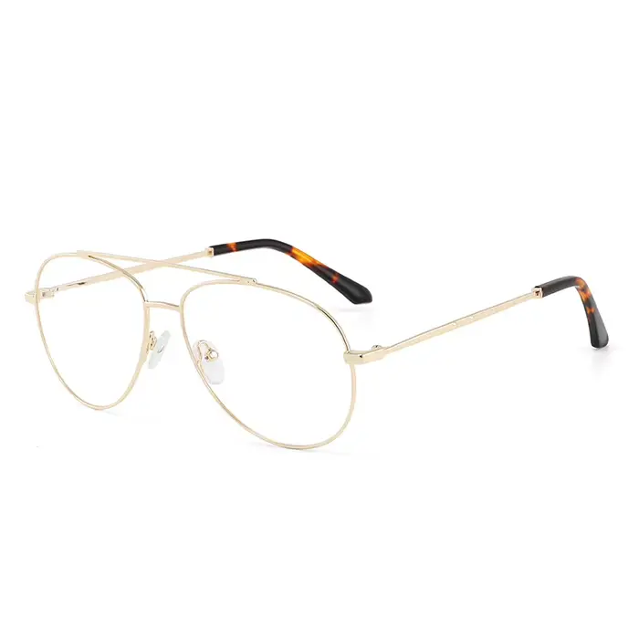 Lunettes pilote hommes tendance Film bleu lunettes de lecture pour hommes verre myopie lentilles pho
