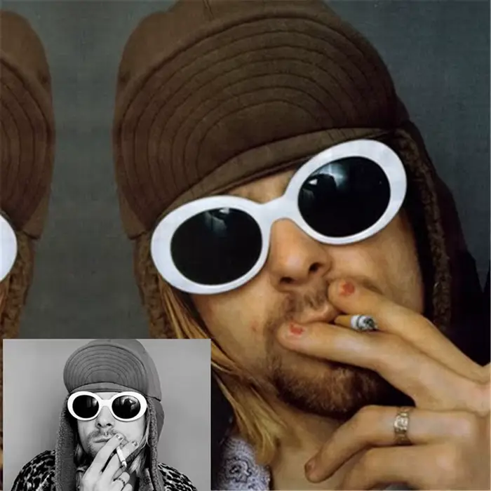Clout Goghidden-Lunettes de soleil ovales pour hommes et femmes