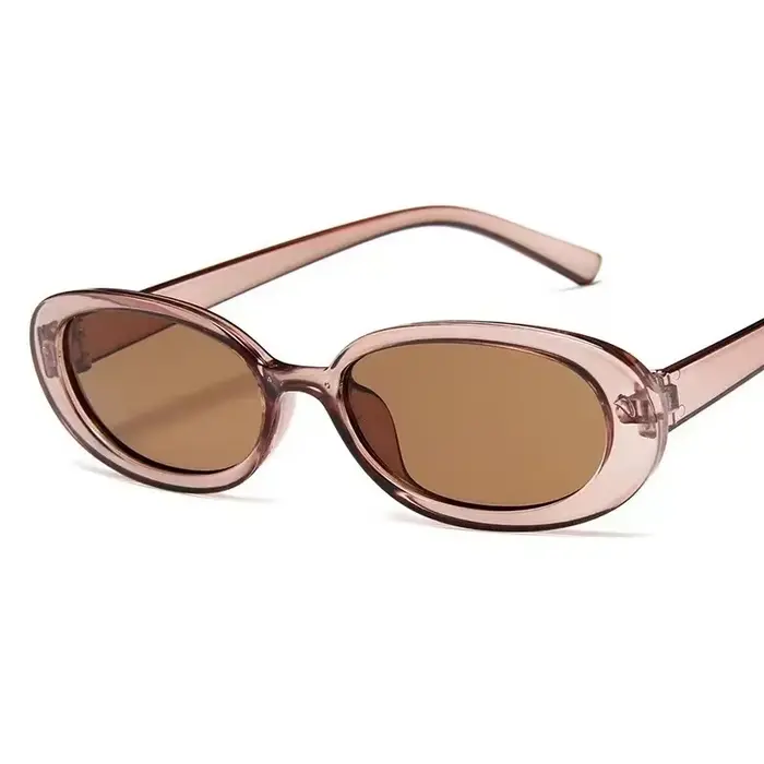 Lunettes de soleil rétro à petite monture ovale pour femmes, couleur vache noire, à la mode, polaris