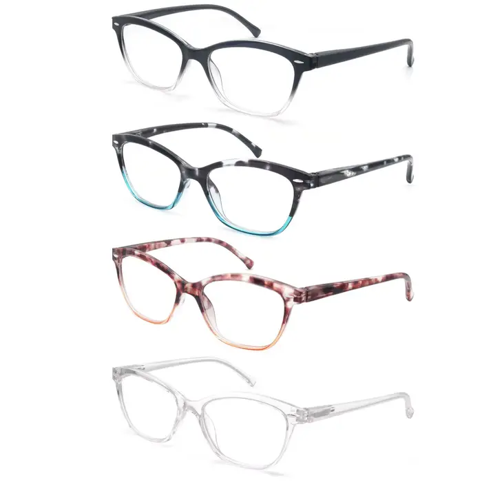 MODFANS lunettes de lecture pour femmes petits lecteurs de visage cadre classique