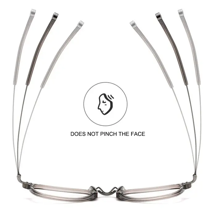 Lunettes rétro à monture ovale ultralégère, montures en acétate de titane pur, lunettes de styliste 