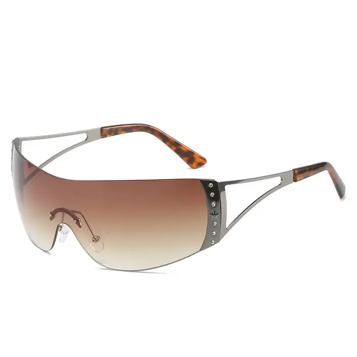 Lunettes de soleil rondes rétro pour hommes et femmes, lunettes de soleil de luxe, UV400, lunettes d