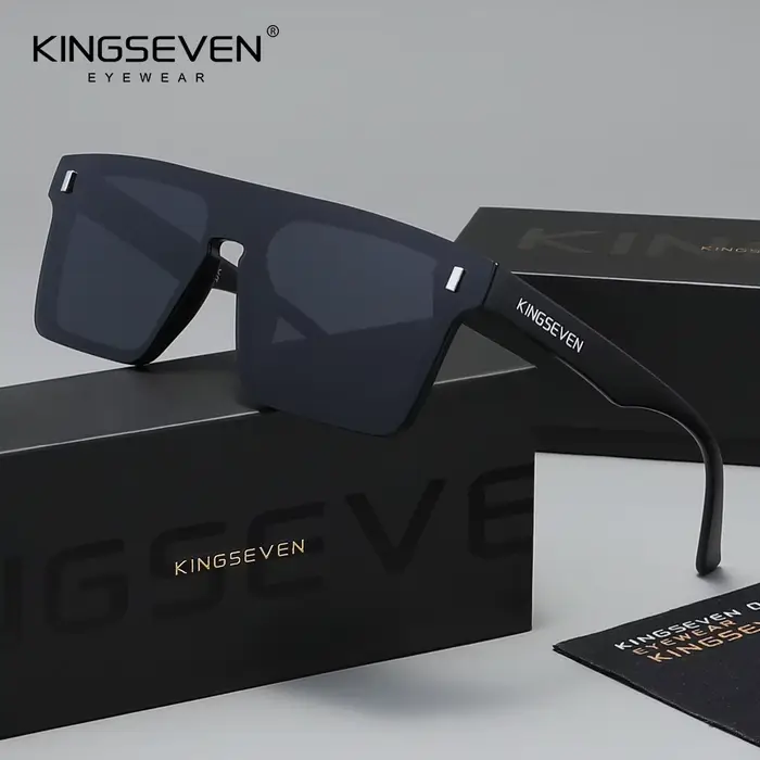 Lunettes de soleil KINGSEVEN pour hommes et femmes, anti-reflets, polarisées, UV400, lunettes de mod