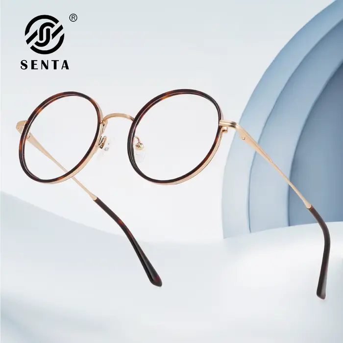 Lunettes rondes Vintage en acétate pour hommes et femmes