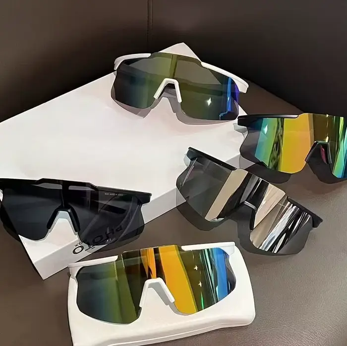 1/3/5pcs Lunettes de soleil sportives futuristes