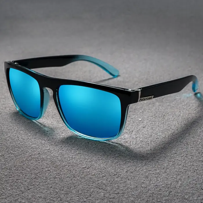 Lunettes de montagne polarisées carrées pour hommes et femmes