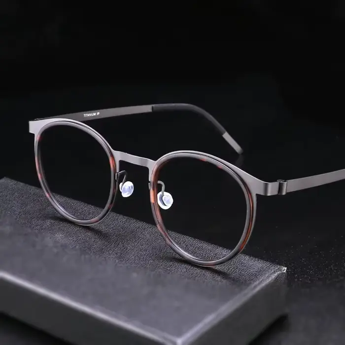 Lunettes de lecture à monture métallique de luxe pour hommes