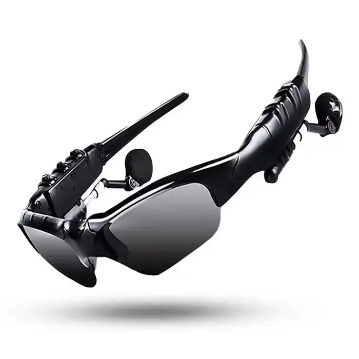 Toptrek-Lunettes de soleil de sport, stéréo sans fil, Bluetooth, cyclisme, casque 5.0, polarisées, c