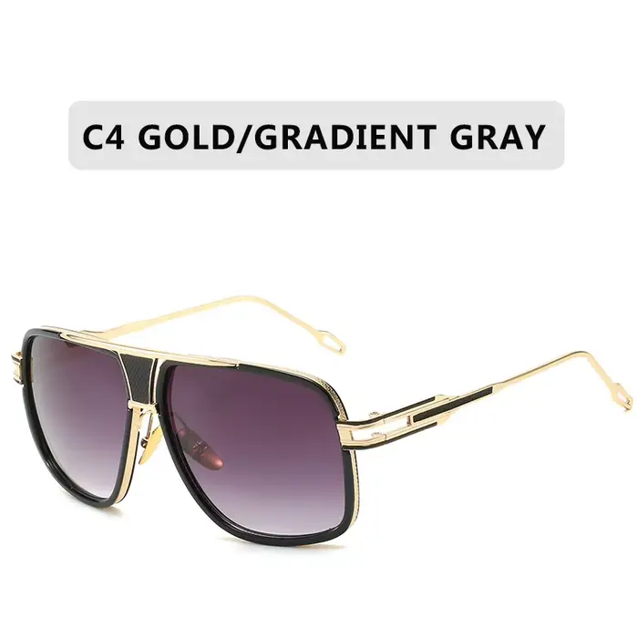 Lunettes de soleil miroir rétro vintage pour hommes et femmes, lunettes de soleil carrées, nuances d