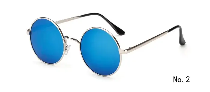 Lunettes de soleil polarisées rondes classiques de la marque Samjune, style vintage John Lennon