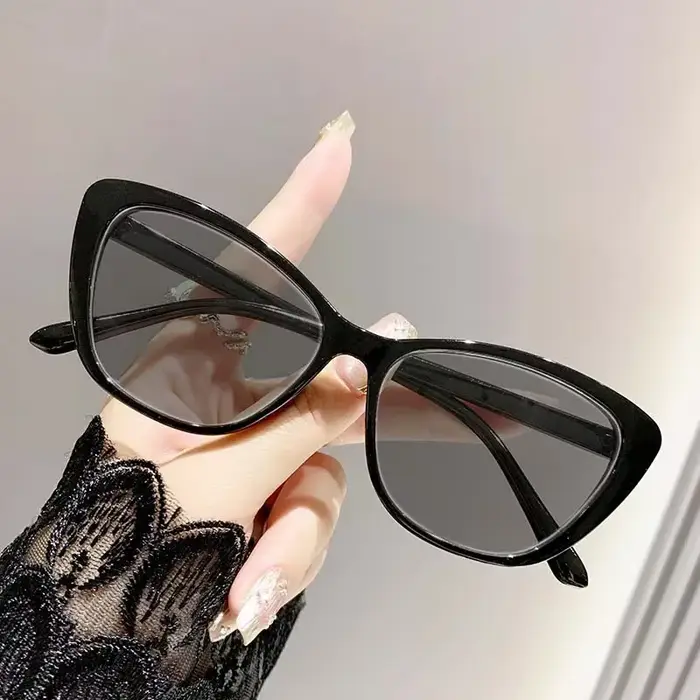 Dames mode loin vue lunettes de soleil nouvelle marque de luxe oeil de chat lecture lunettes de sole