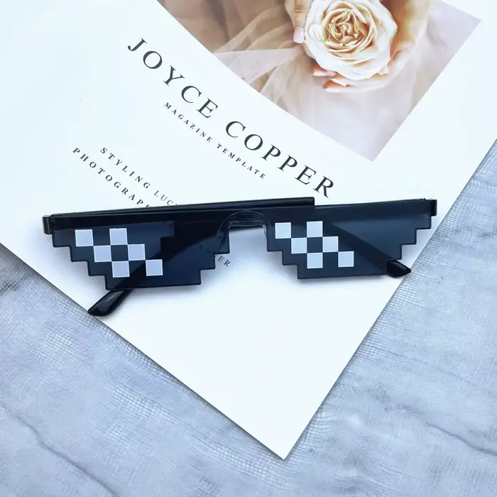 Lunettes de soleil mosaïque Cool Party Vintage nuances