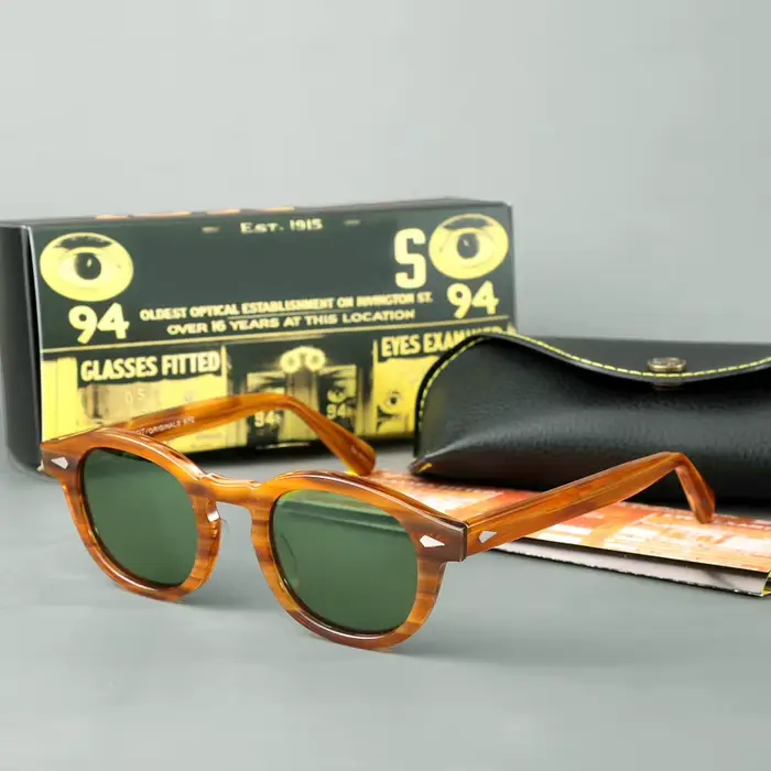 Lunettes de soleil polarisées vertes pour hommes et femmes