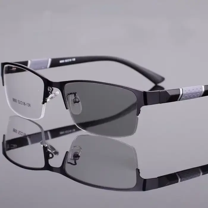 Lunettes photochromiques à couleur changeante pour hommes et femmes, lunettes d'affaires pour la vue