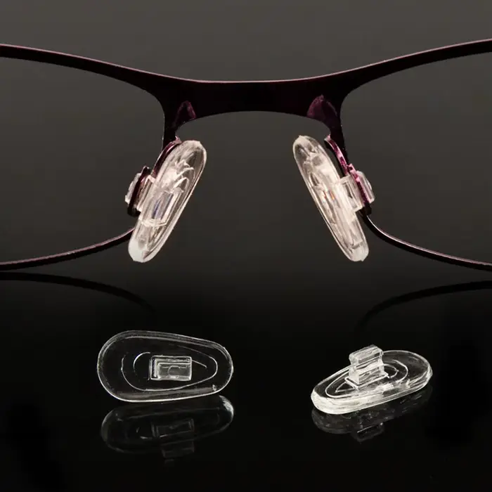 Coussinets de nez en Silicone pour lunettes