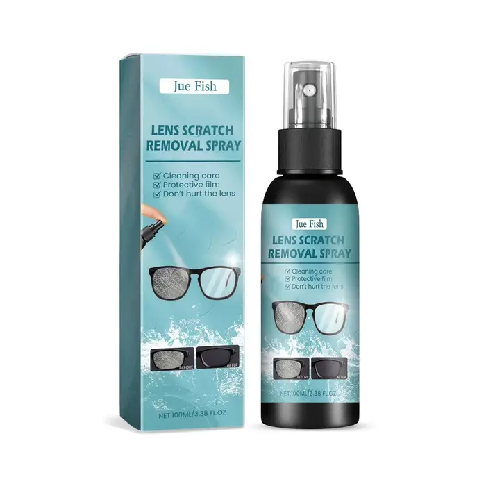 Solution de nettoyage pour lunettes, solution de nettoyage pour verres, peut être utilisée sur tous 
