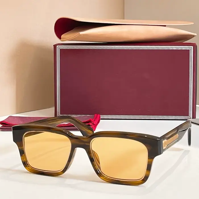 JMM MOLINO édition limitée lunettes de soleil hommes carré fait à la main Uv400 créateur de mode jap