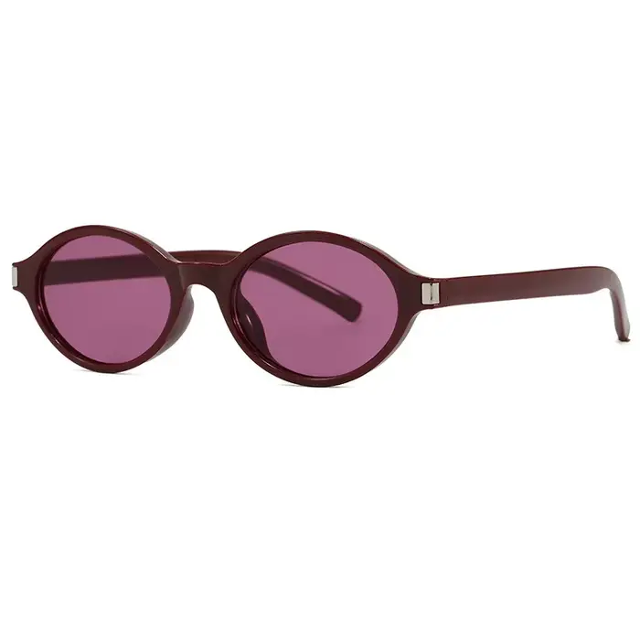 Lunettes ovales à petite monture pour femmes, style minimaliste élégant, lunettes décoratives de sty