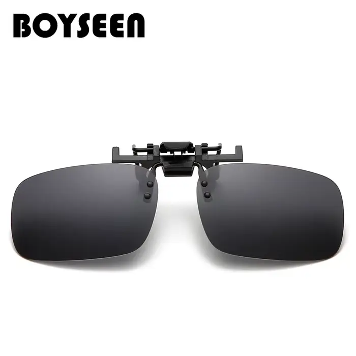 Lunettes de soleil polarisées avec clip pour la conduite