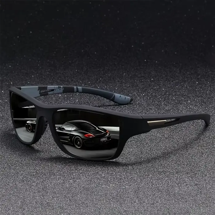 1 paire de lunettes ovales uniques pour hommes