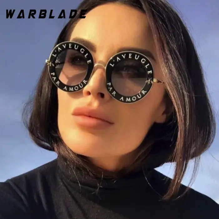 Lunettes de soleil rondes pour femmes