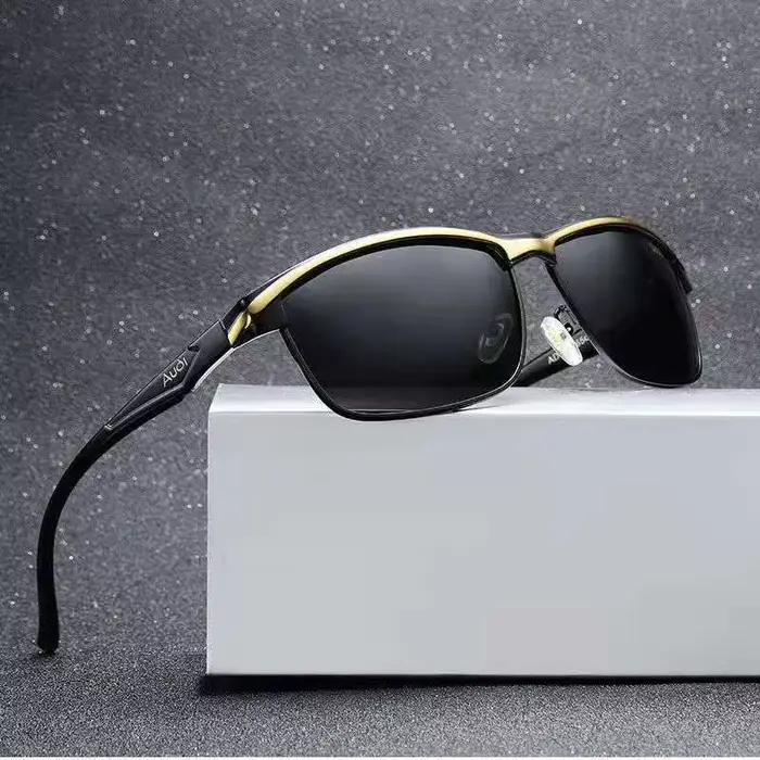 2025 Mode Nouvelles lunettes de soleil Audi pour hommes et femmes UV400 Lunettes de soleil polarisée
