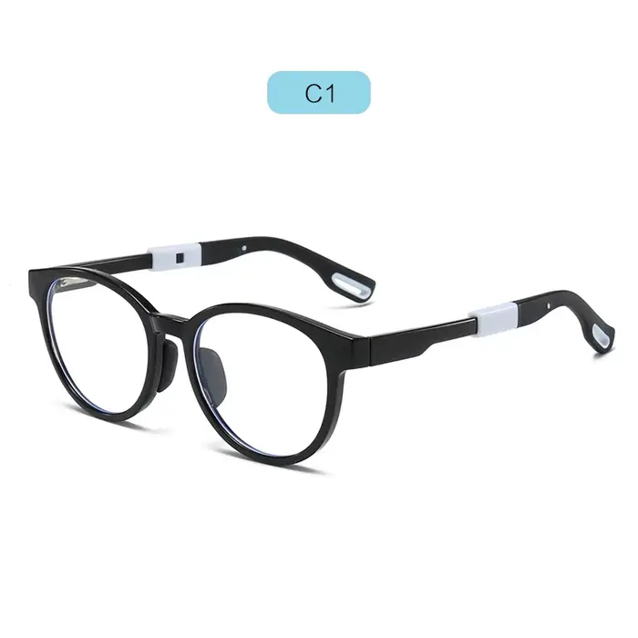 Lunettes de Prescription Ellipse TR90 pour enfants de 6 à 12 ans, lunettes pour garçons et filles, m