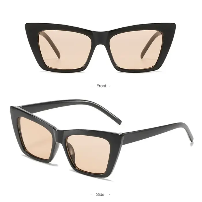 ChimCat Eye-Lunettes de soleil carrées rétro pour femmes et hommes, lunettes de protection UV400, nuances d'été, accessoires de mode