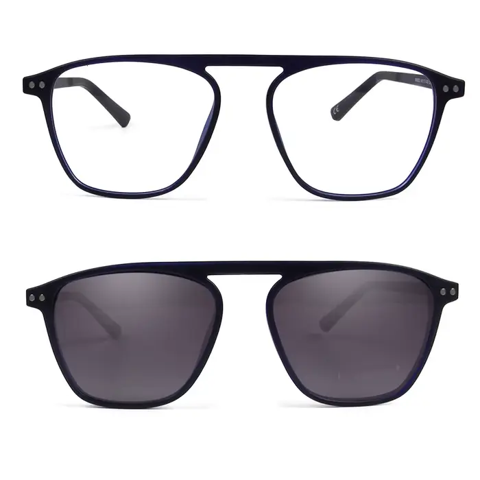 Lunettes de soleil à clipser magnétiques TR90 pour hommes