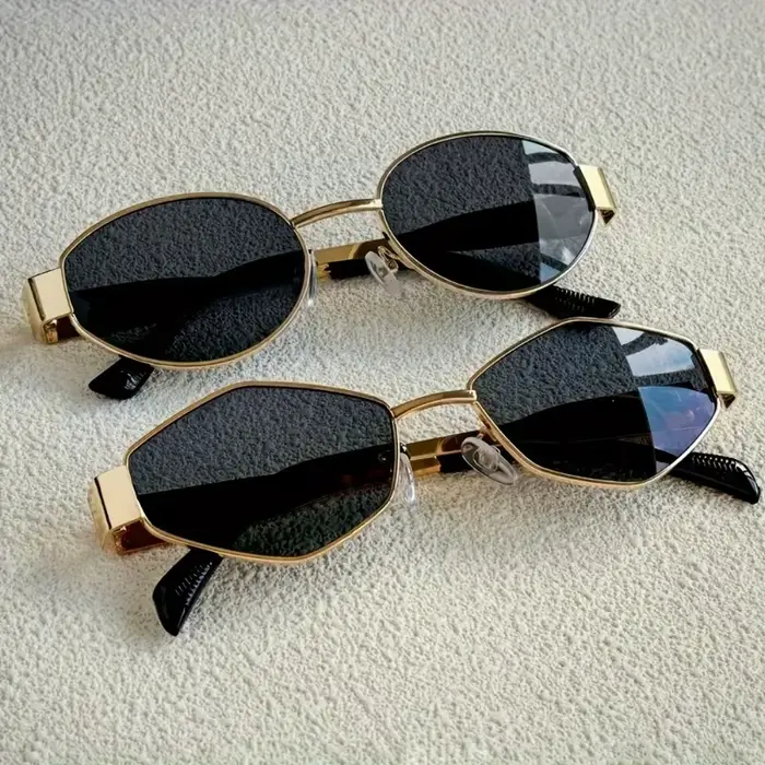 2 paires de lunettes d'été à la mode pour femmes