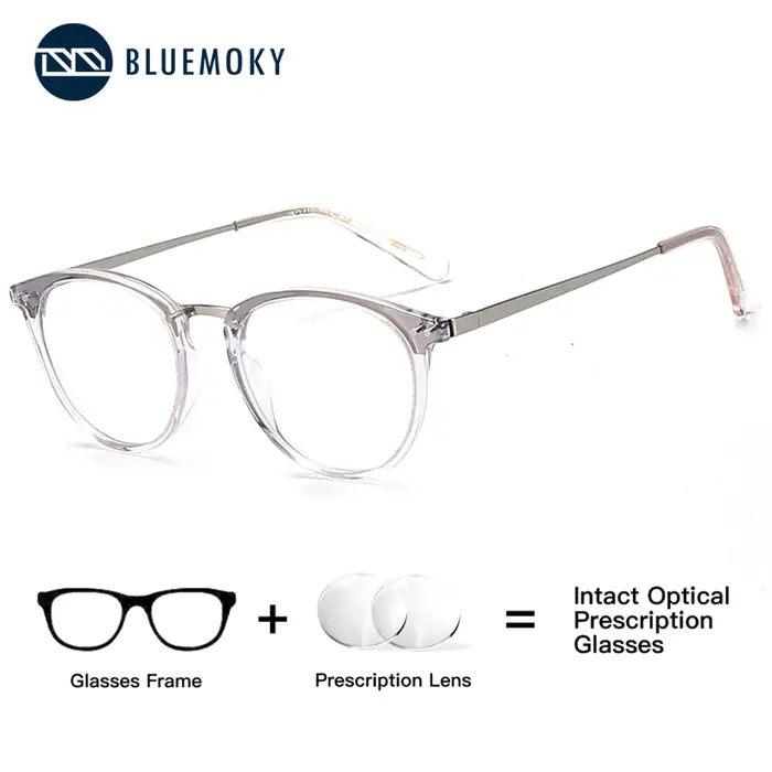 BLUEMOKY – lunettes de vue rondes à imprimé léopard