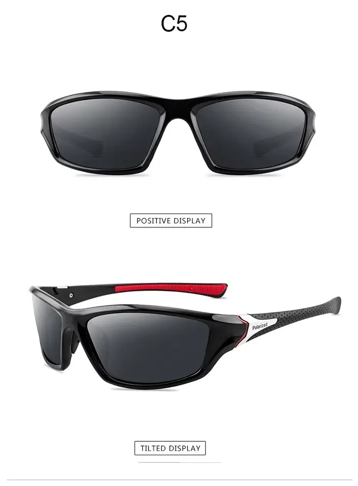 Lunettes De Soleil Polarisees Pour Peche Pour Hommes Et Femmes Pour La Condue Le Sport En Plein Air 