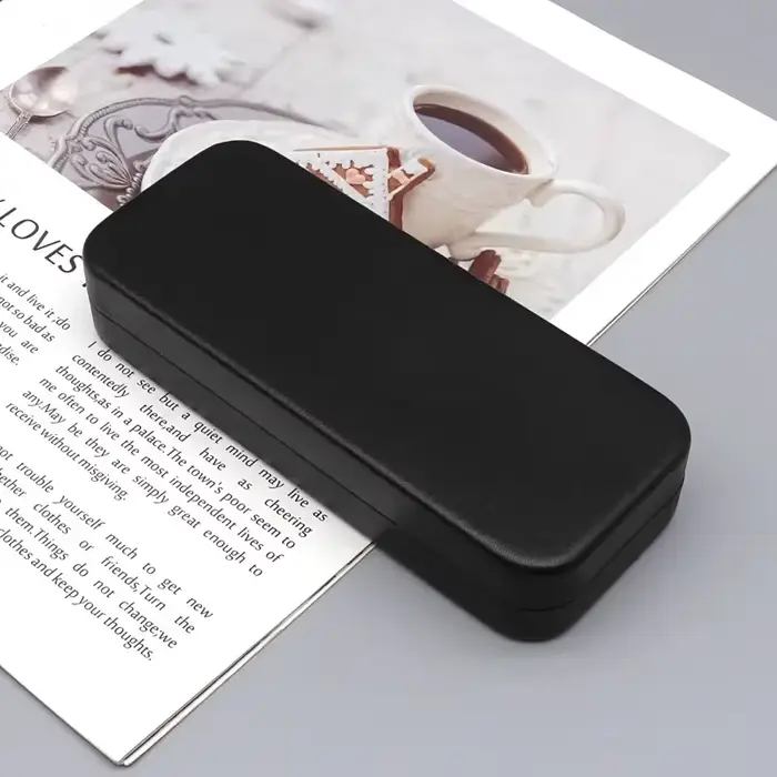 Étui à lunettes en lin à coque rigide pour hommes et femmes, étui à lunettes tendance, housse de pro