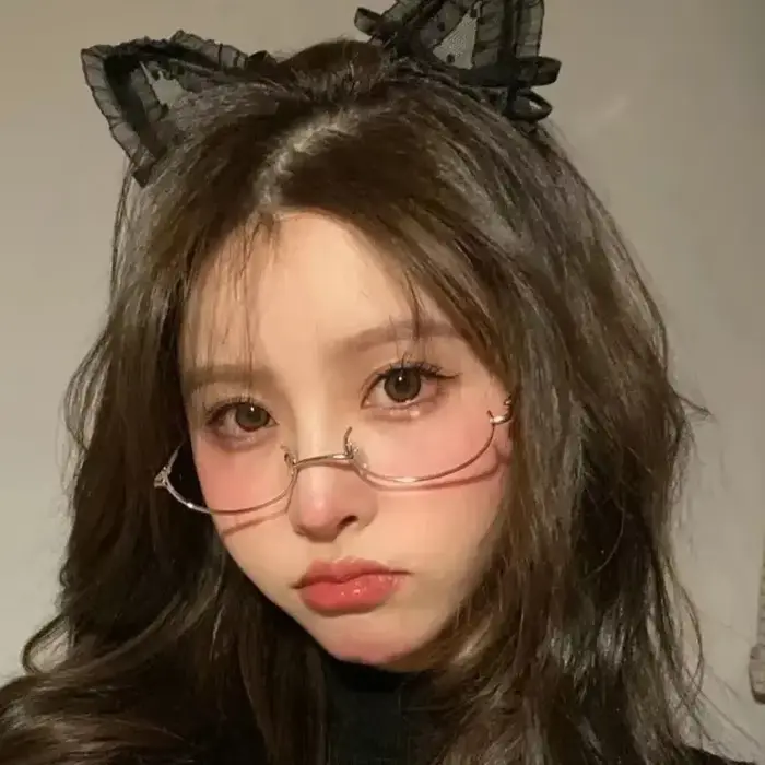Lunettes de Cosplay bidimensionnelles à demi-monture inférieure, lunettes de décoration Lolita pour 