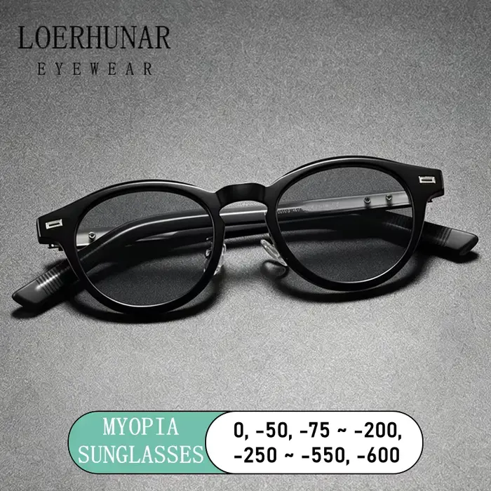 LOERHUNAR Nouveauté : Lunettes de soleil rétro rondes pour hommes et femmes