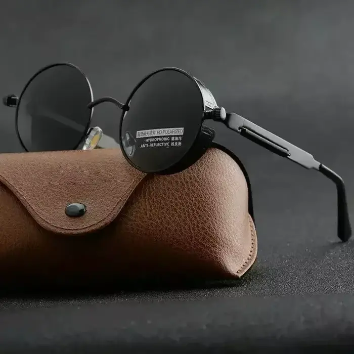 Lunettes de soleil gothiques steampunk unisexes