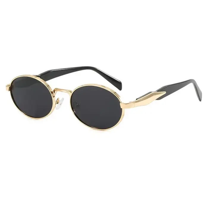 Lunettes de soleil ovales rétro tendance 2026 pour femmes, hommes, unisexe, design vintage Y2K, lune