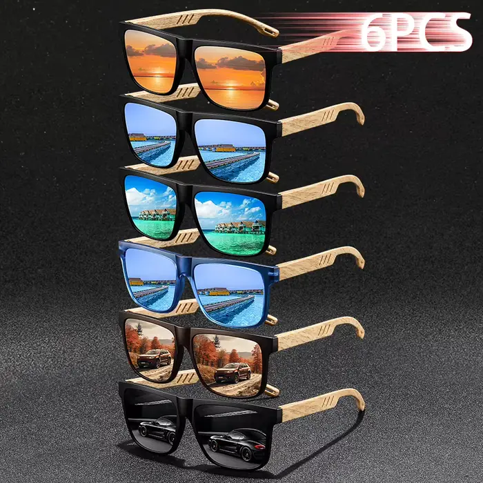 Lunettes de soleil carrées classiques pour hommes et femmes