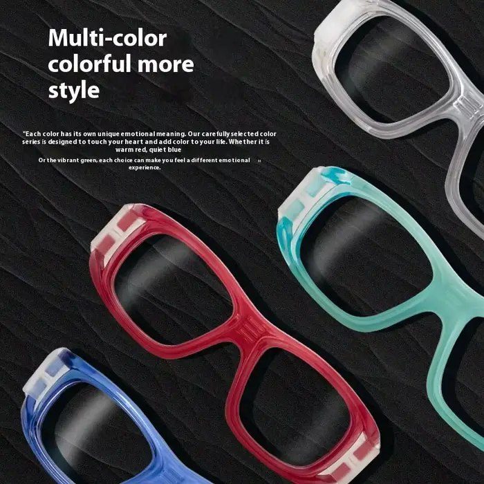Lunettes de sport de basket-ball pour football – Verres interchangeables incassables – Protection UV compatible avec les prescription