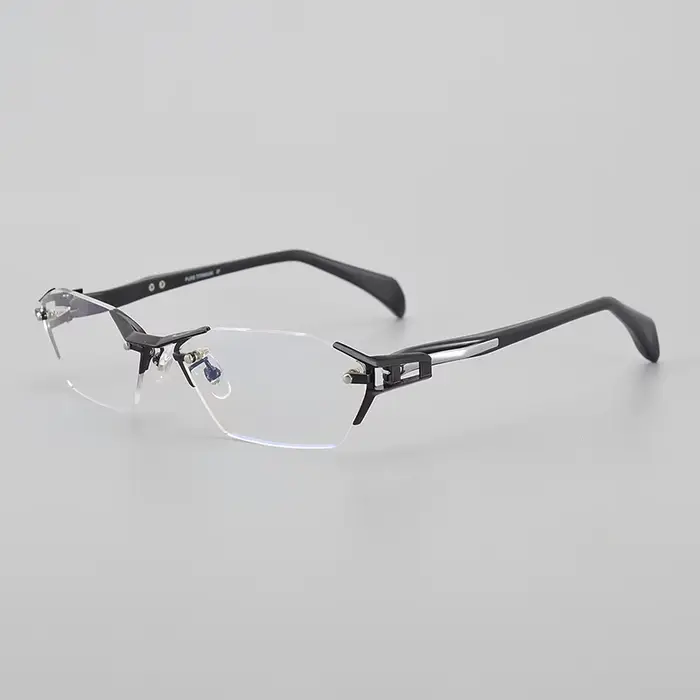 Sans cadre hommes d'affaires IP titane lunettes cadre nouvelle myopie optique Prescription lunettes 