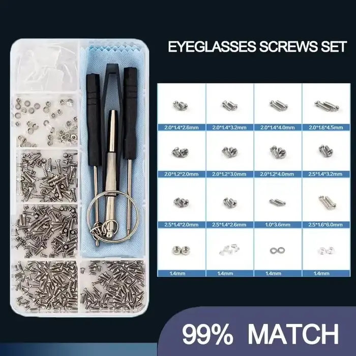 Kit de réparation pour lunettes et lunettes de soleil : Outils